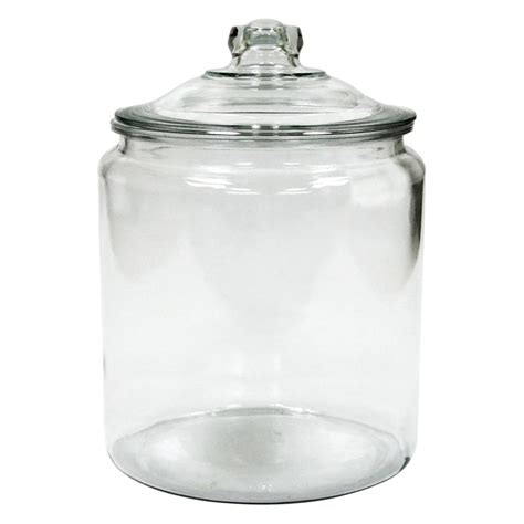 Anchor Hocking Heritage Hill Clear Glass Jar With Lid 2 Gallon
