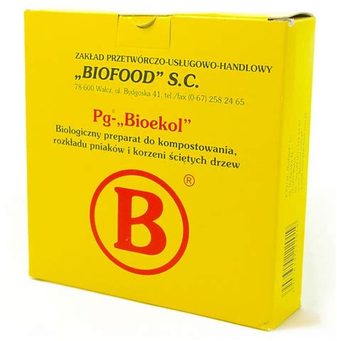 Pg-Bioekol biologiczny preparat do kompostowania 300g Biofood | Floks ...