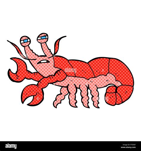 Freehand Drawn Cartoon Lobster Stock Vector Image And Art Alamy