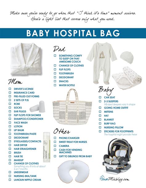 25 hospital must haves for expecting moms. Baby hospital bag checklist | Baby hospital bag checklist ...
