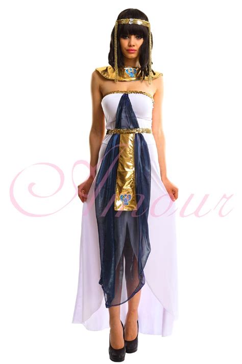 new sexy halloween deluxe cleopatra egyptian costume dress fancy party v3204 ebay
