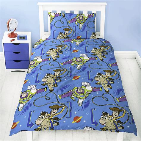 Official Toy Story Friends Single Duvet Cover Set Easy Iron Bedding
