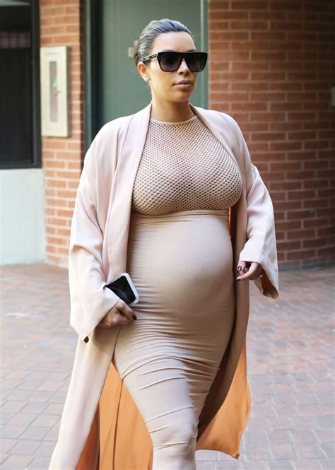 pregnant kim kardashian out in beverly hills 09 27 2015 hawtcelebs