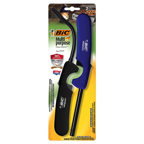 Bic Multipurpose Classic Edition Lighter And Flex Wand Lighter 2 Ct Shipt
