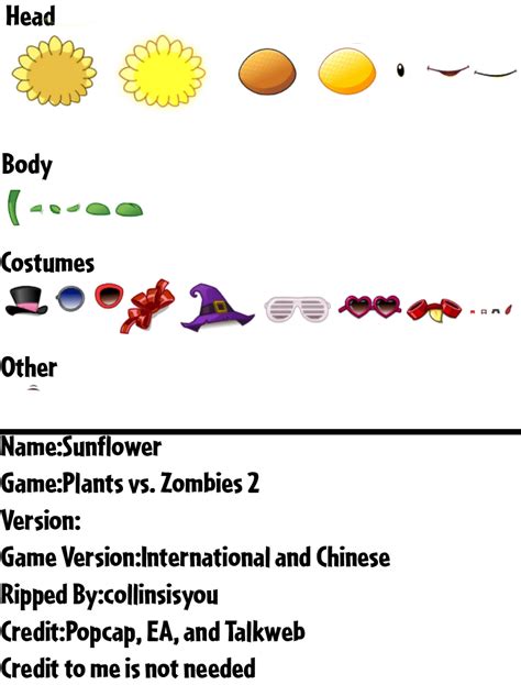 Mobile Plants Vs Zombies 2 Sunflower The Spriters Resource