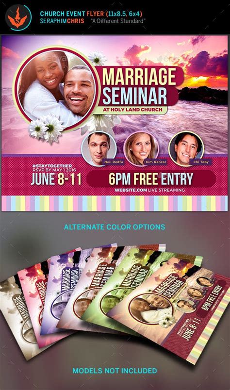 Marriage Seminar Church Flyer Template By Seraphimchris Graphicriver
