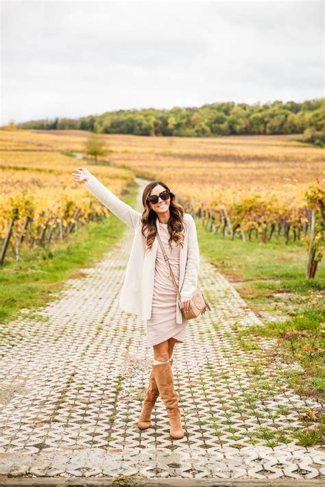 What To Wear To A Winery In The Fall Alyson Haley Wineries Outfit Winery Outfit Summer