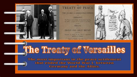 The Treaty Of Versailles Against Germany After The World War I