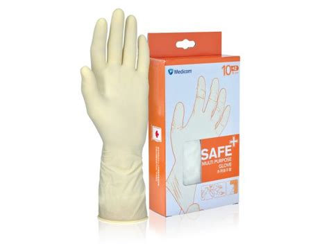 Safeplus Multi Purpose Latex Gloves Powder Free Medicom Asia