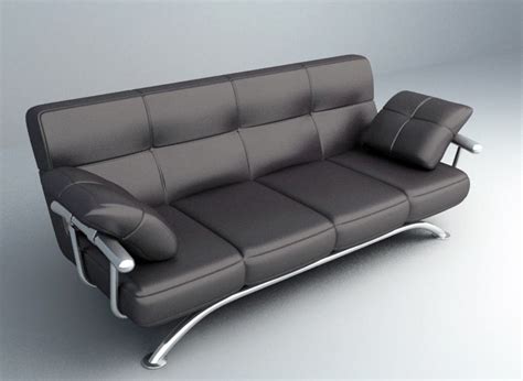 Modern Leather Sofa 3d Model Free C4d Models