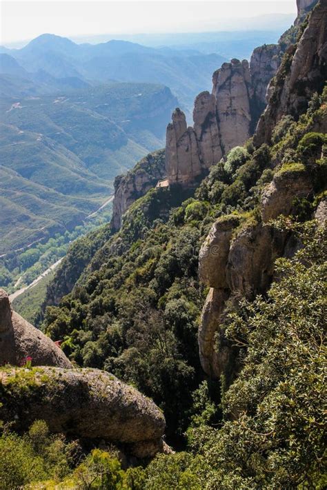 Montserrat Mountains Near Barcelona Spain Stock Image Image Of