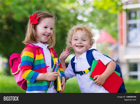 Happy Kids Going To School