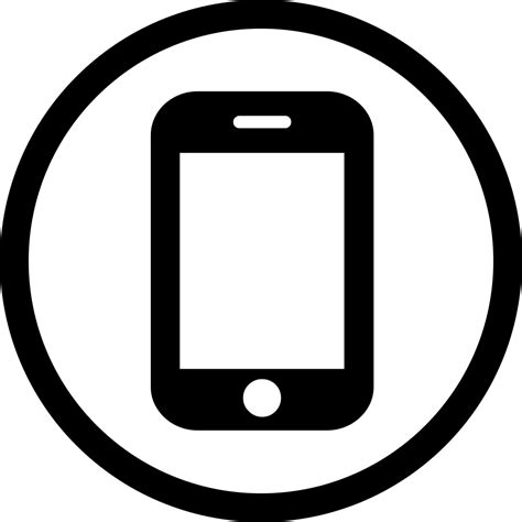 Phone Icon Png Black 317031 Free Icons Library