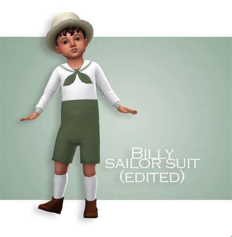 Sims 4 Billy Sailor Suit Micat Game