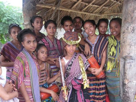 Children In Traditional Costume East Timor