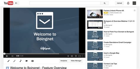 When you want to embed a video from youtube, one needs to configure the video from the advanced. Embed a Video into a Landing Page - Boingnet