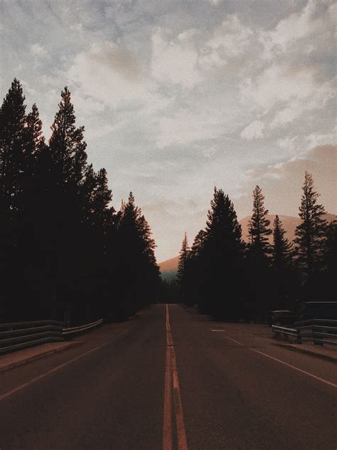 Road To Nowhere Vintage Nature Photography Adventure Aesthetic
