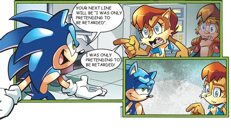 I Love How Smug Sonic Lookshe Cant Even Hold In His Little Fang Of