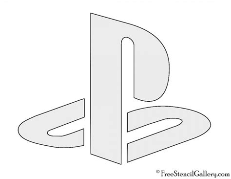 The playstation logo is familiar to some generations, because almost everyone wish this game console. Playstation Logo | Free Stencil Gallery