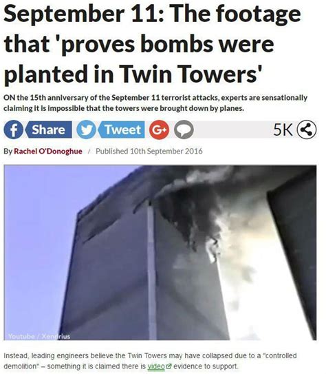 This Newspaper Is Publishing 911 Conspiracy Theories And People Are