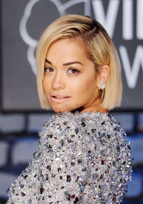 Love Rita Oras New Sleek Bob Blunt Bob Haircuts Short Bob Hairstyles