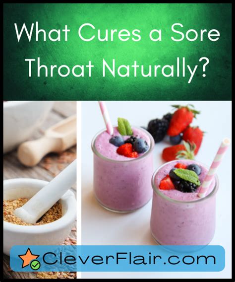 What Cures A Sore Throat Naturally