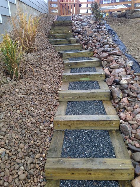 Stonework And Hardscapes Landscape Stairs Sloped Backyard Garden Stairs