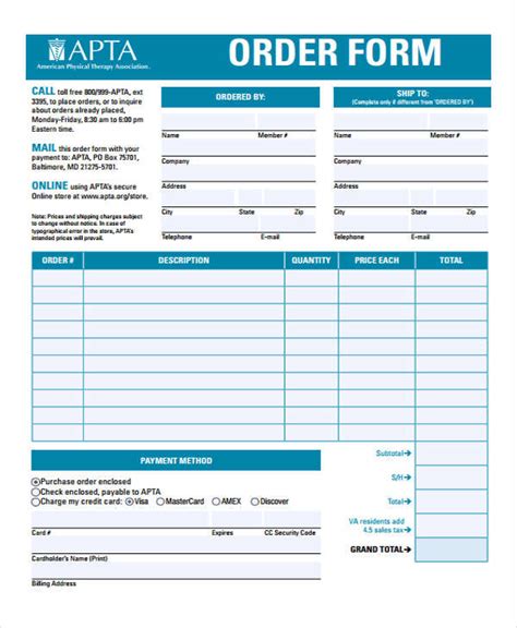Free 8 Sample Delivery Order Forms In Ms Word Pdf