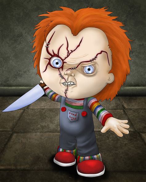 Chucky By Lauramei On Deviantart Caricaturas De Terror Dibujos De Terror Personajes De Terror