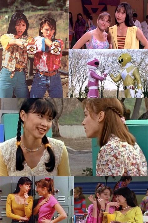 Trini And Kimberly Yellow And Pink Power Rangers Pink Power Rangers