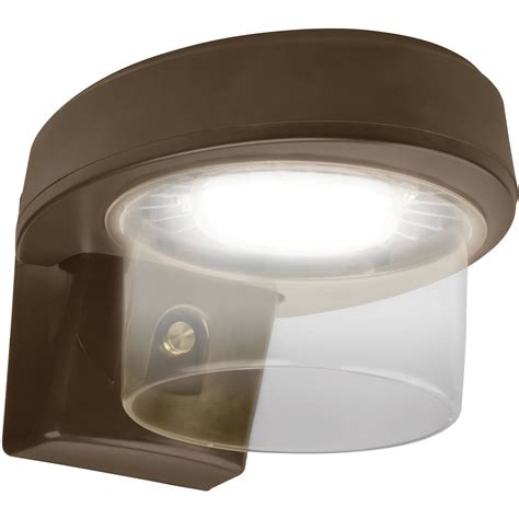 Brinks Led Dusk To Dawn Motion Activated Security Light Bronze Finish