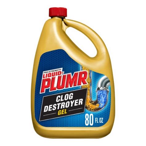 Liquid Plumr Pro Strength Clog Destroyer Gel With Pipeguard Liquid