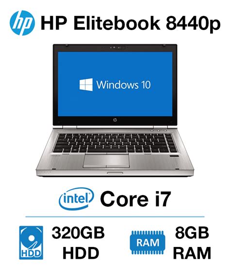 Laptop hp elitebook 8440p dilengkapi layar berukuran 14 dengan resolusi sebesar 1366 x 768pixels serta kapasitasnya sebesar 250gb dan kecepatan prosesornya mencapai 2.4ghz. HP Elitebook 8440p Core i7 | 8GB | 320GB HD - Green IT