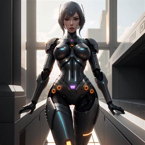 Adjustable Female Cyborg By Futurerender On Deviantart
