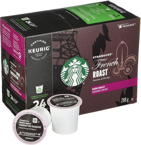 Amazon Stock Up Price Starbucks French Roast Coffee K Cup Pods Dark