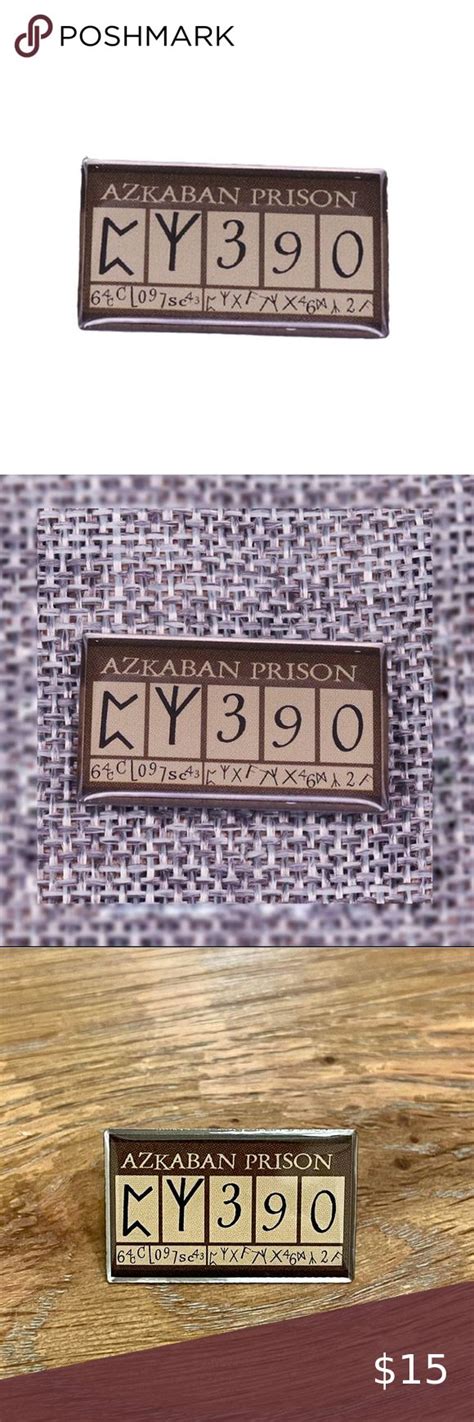 Azkaban Prison Harry Potter Azkaban Prison Badge Enamel Pins In