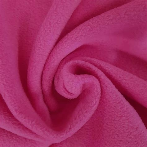 Plain Fleece Cerise Pink Livingstone Textiles Pink Fleece Material