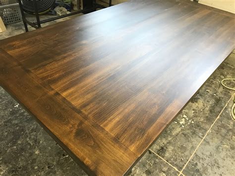 Heavy table tops are difficult to manoeuvre and require good support. Table Top Using Maple Plywood : Maple Table Top with Cherry Inlays » Windsor Plywood® : I used 3 ...