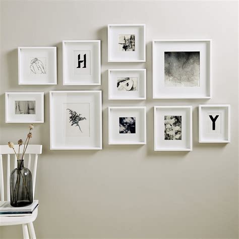 Picture Gallery Large Wall Photo Frame Set Photo Frames The White