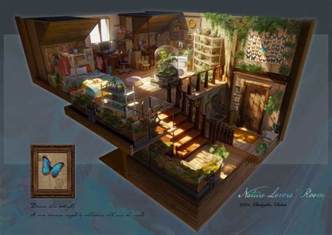Nature Lovers Room Kuhuo In 2022 Sims House Design Fantasy House