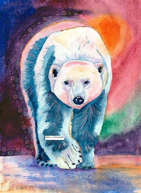 Helen Simeonoff Alaska Native Artist Born In Kodiak Alaska Bear Art