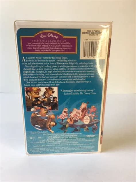 Bedknobs And Broomsticks Vhs Walt Disney Masterpiece Collection Musical