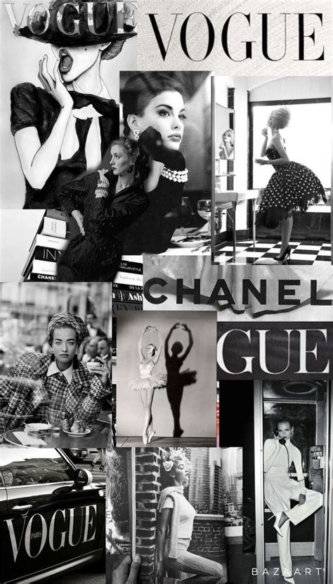 Pin By Claudia On CHANEL Vogue Wallpaper Fashion Wallpaper Collage Background