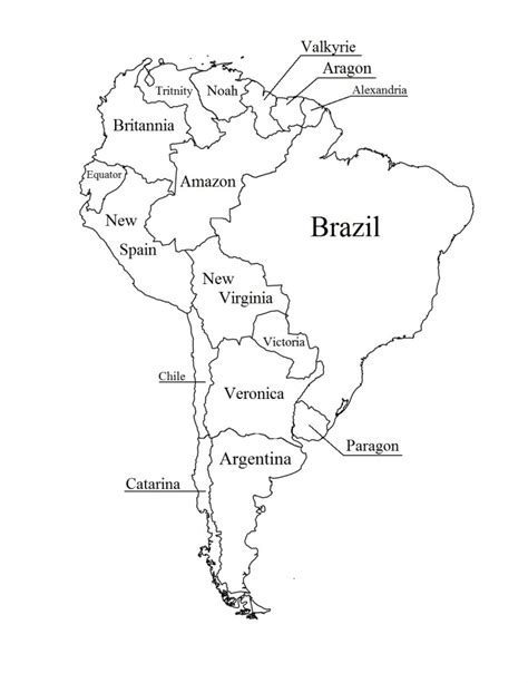 Blank Map Of Latin America Printable Free Printable Maps