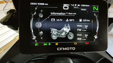 Cfmoto 800mt A Quick Look At The Dash And Navigation On The Cfmoto