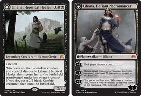Magic The Gathering Origins Single Card Mythic Rare Liliana Defiant