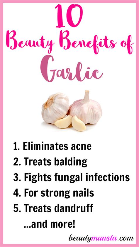 Top 10 Beauty Benefits Of Garlic For Skin Hair And Body Beautymunsta