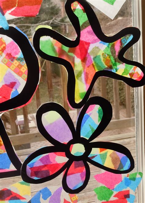 Stained Glass Paper Craft Glass Designs