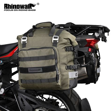 Rhinowalk Motorcycle Saddlebag 20l Universal Side Bag With Removable