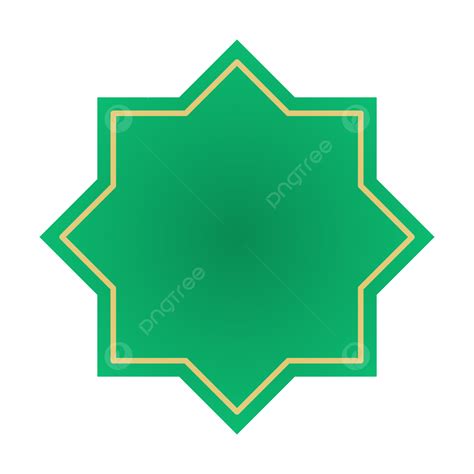 緑と金のイスラムの形 ベクターイラスト画像とpngフリー素材透過の無料ダウンロード Pngtree